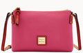 Dooney & Bourke Pebble Grain Crossbody Pouchette Hot Pink