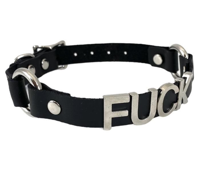 DOUBLE SIDE RING NAME CHOKER