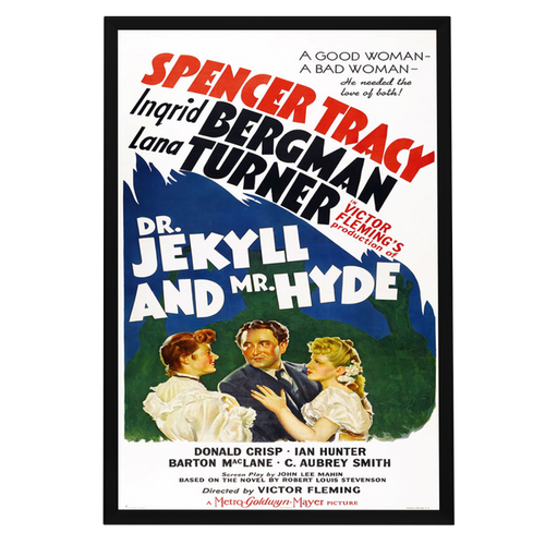 "Dr. Jekyll And Mr. Hyde" (1941) Framed Movie Poster