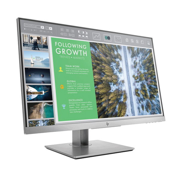 Dual  HP E243 23.8" IPS 1920x1080 monitors with Atdec Systema SD4640W Mounting Kit | Wty