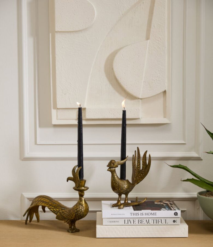 E+E Collection Pheasant Candlestick