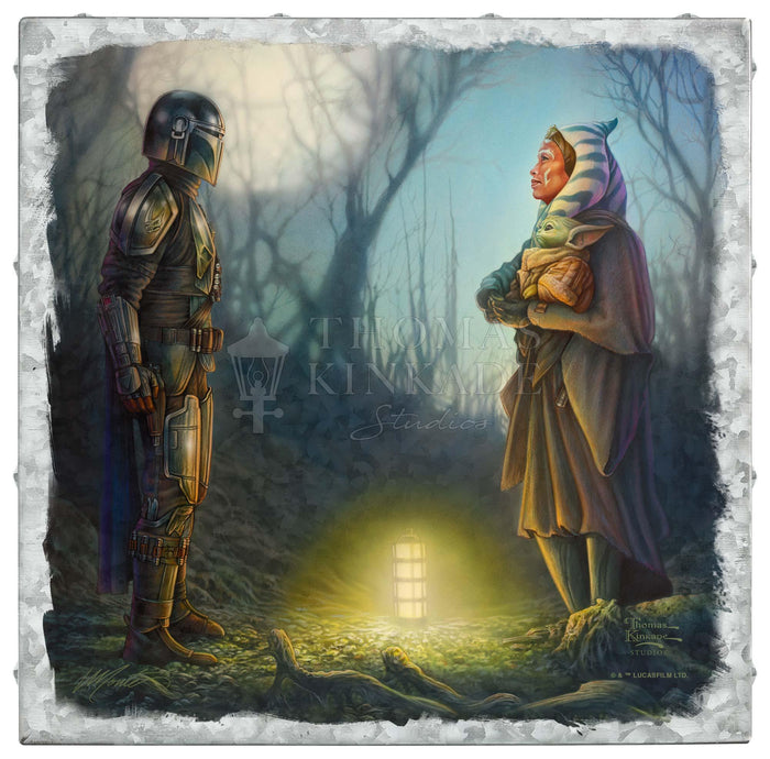 <em>The Mandalorian</em>™ - Connection - 14" x 14" Metal Box Art Metal Box Art - Art Of Entertainment