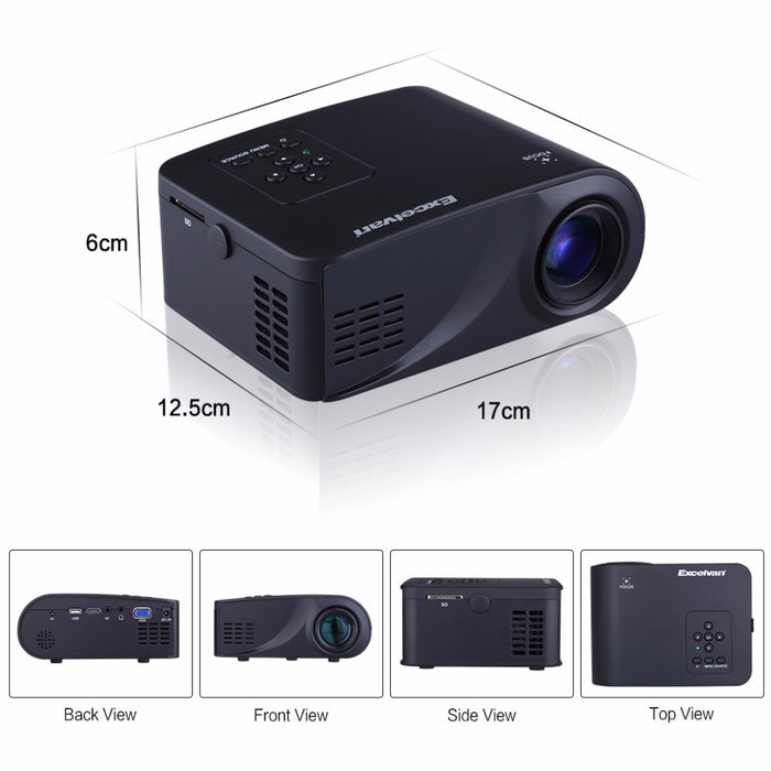 ExcelHD Mini Portable Projector