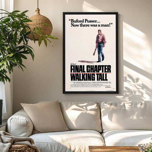 "Final Chapter: Walking Tall" (1977) Framed Movie Poster