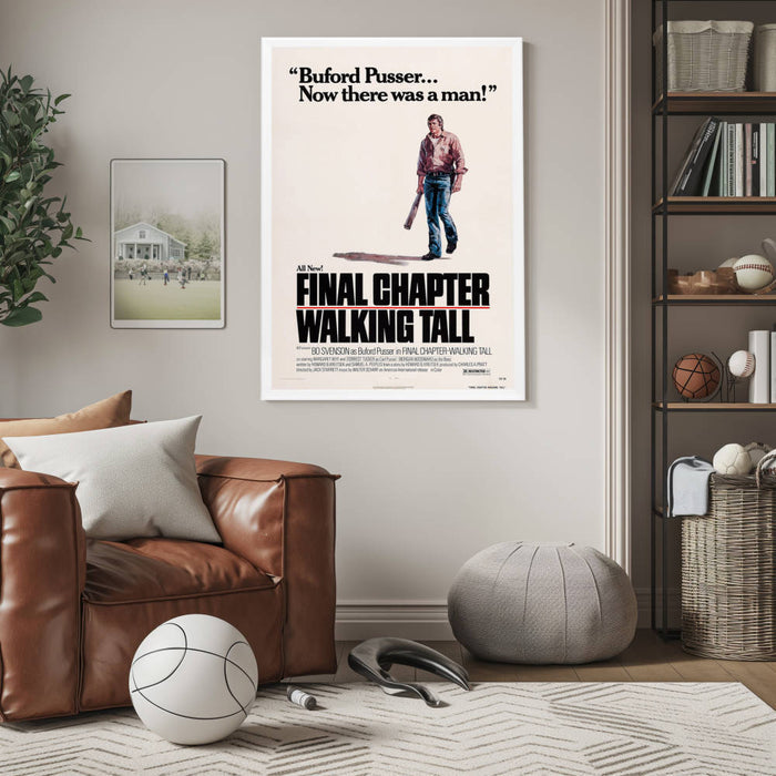 "Final Chapter: Walking Tall" (1977) Framed Movie Poster