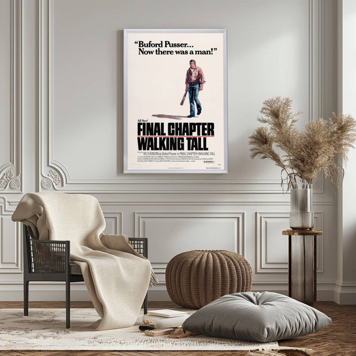 "Final Chapter: Walking Tall" (1977) Framed Movie Poster