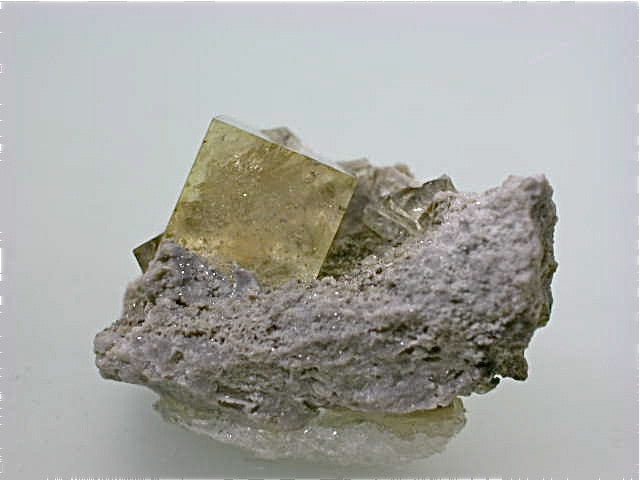 Fluorite, May Stone Quarry attr., Allen County, Fort Wayne, Indiana Miniature 2.5 x 3 x 4 cm $45. Online 8/26 SOLD