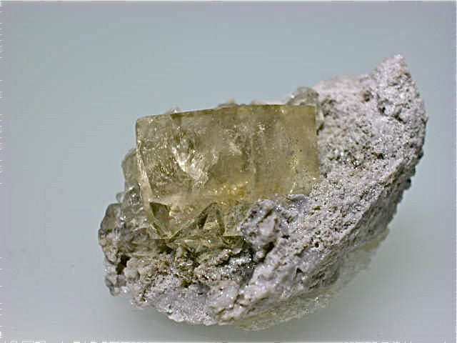Fluorite, May Stone Quarry attr., Allen County, Fort Wayne, Indiana Miniature 2.5 x 3 x 4 cm $45. Online 8/26 SOLD