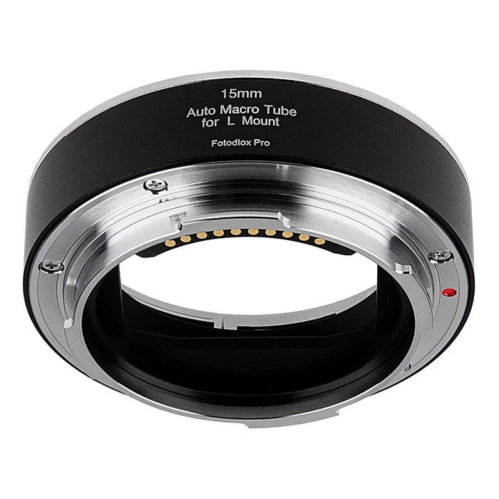 Fotodiox Pro Automatic Macro Extension Tube, 15mm Section - for L-Mount Alliance Mirrorless Cameras for Extreme Close-up Photography