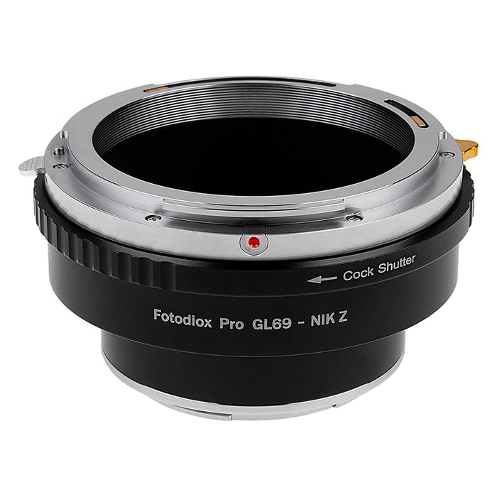 Fotodiox Pro Lens Mount Adapter - Compatible with Fujica GL69 Mount Lens to Nikon Z-Mount Mirrorless Camera Systems