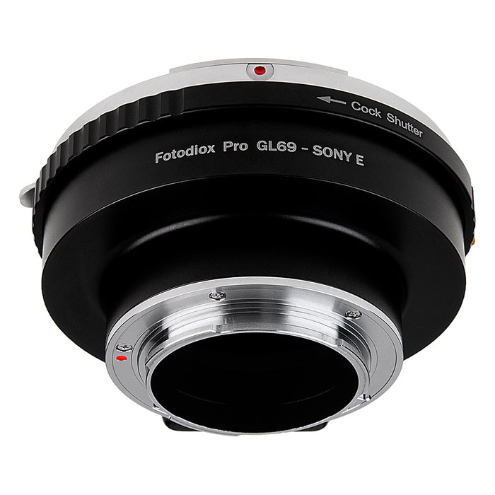 Fotodiox Pro Lens Mount Adapter - Compatible with Fujica GL69 Mount Lens to Sony Alpha E-Mount Mirrorless Camera Systems