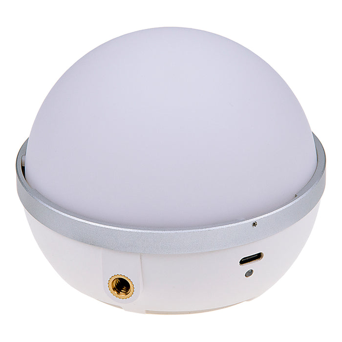 Fotodiox Pro Prizmo Globe Case RGBW+T LED Light - Set of 6 Multi Color, Dimmable, Professional Photo/Video LED Domed Globe Lights with Special Effects Settings