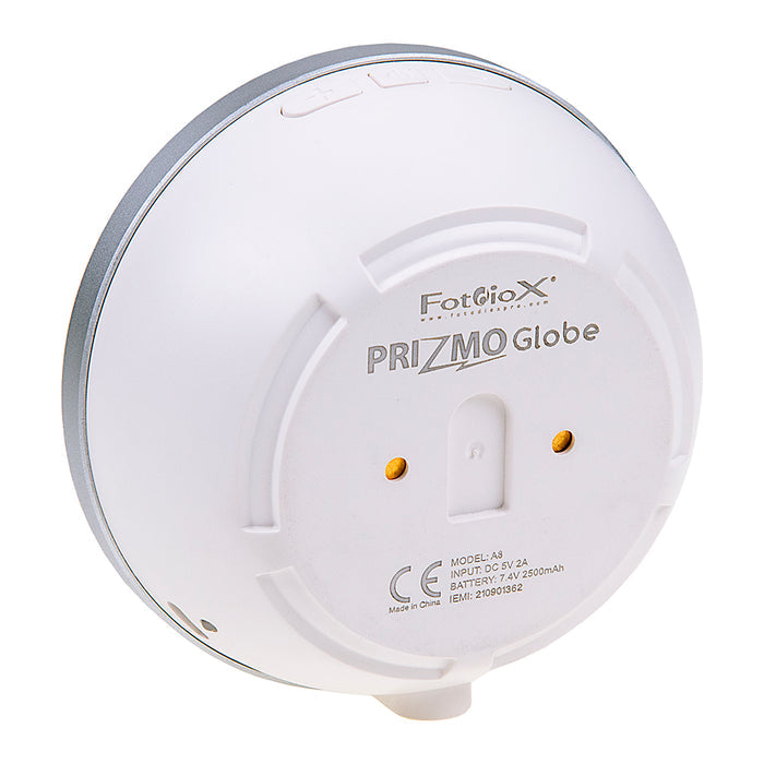 Fotodiox Pro Prizmo Globe Case RGBW+T LED Light - Set of 6 Multi Color, Dimmable, Professional Photo/Video LED Domed Globe Lights with Special Effects Settings