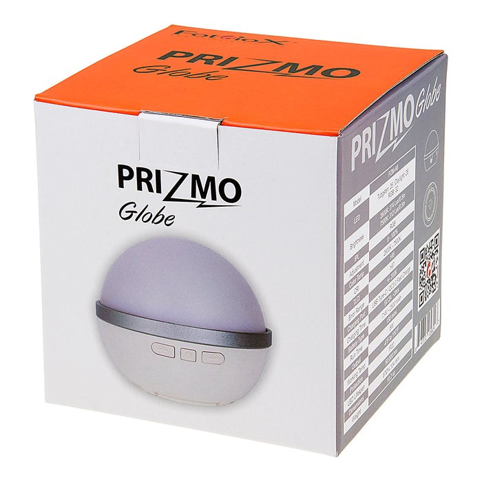 Fotodiox Pro Prizmo Globe RGBW+T LED Light - Multi Color, Dimmable, Professional Photo/Video LED Domed Globe Light with Special Effects Settings