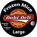 Frozen Mice (White):  Large