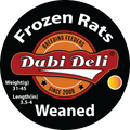 Frozen Rats Weaned