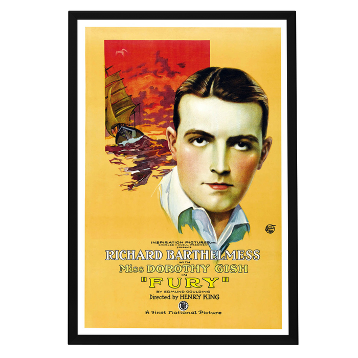 "Fury" (1923) Framed Movie Poster