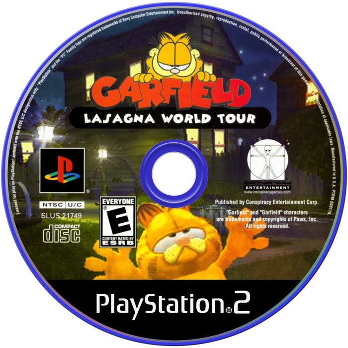 Garfield: Lasagna World Tour PS2 - Video Game - Used - CaveGamers - Image 3
