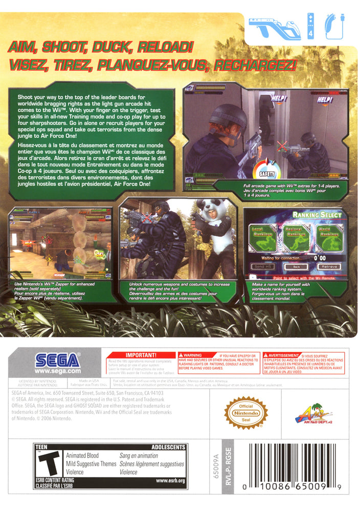 Ghost Squad Wii - Video Game - Used - CaveGamers - Image 2