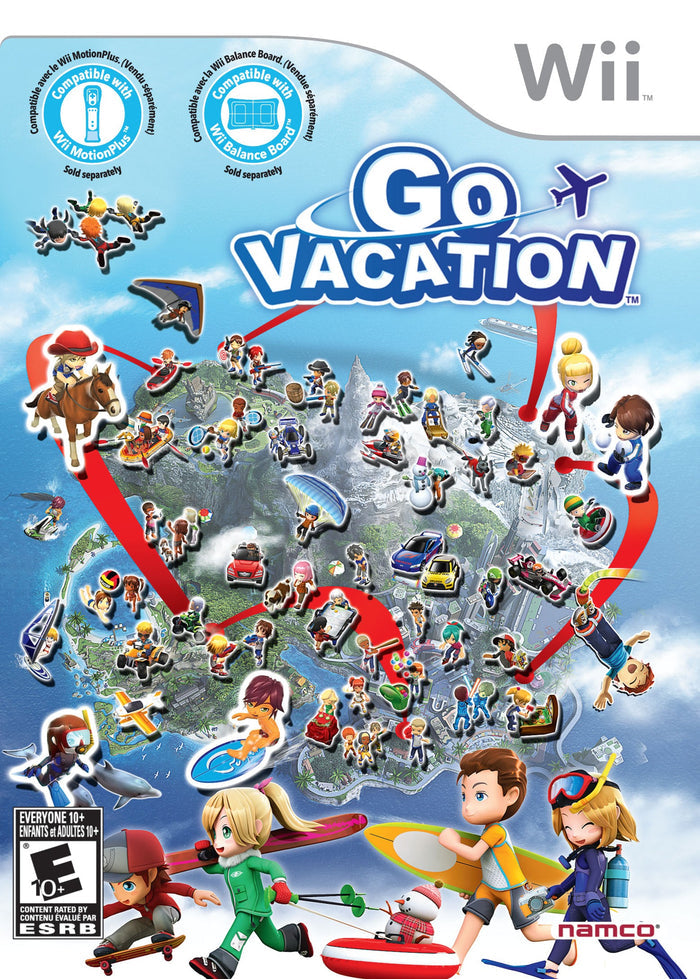 Go Vacation Wii - Video Game - Used - CaveGamers