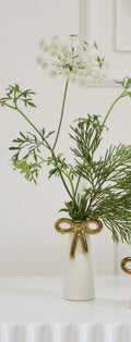 Gold Bow Budvase