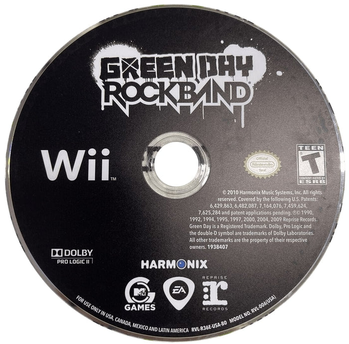 Green Day: Rock Band Wii - Video Game - Used - CaveGamers - Image 3