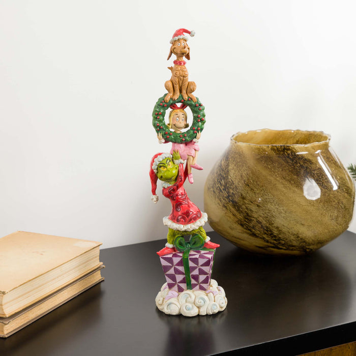 Grinch Stacked Christmas - Sculpture