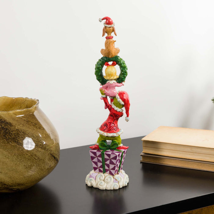 Grinch Stacked Christmas - Sculpture