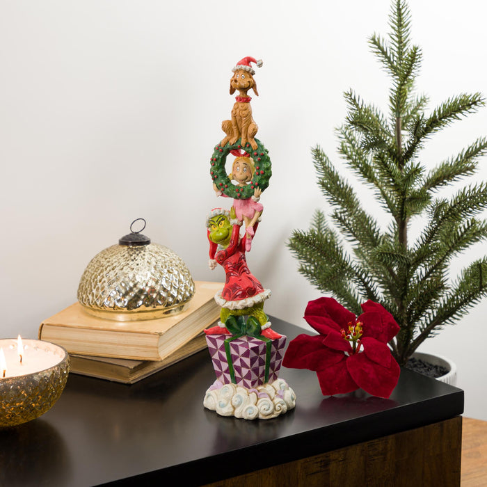 Grinch Stacked Christmas - Sculpture