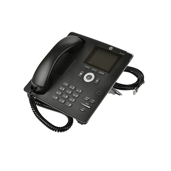 HP 4120 IP Phone Black Handset & Stand | 3mth Wty