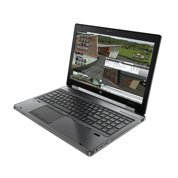 HP EliteBook 8570W i7 3520M 2.9GHz 8GB 750GB DW K1000M W7P 15.6" | B-Grade