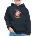 I'm Trashed Funny Raccoon Kids‘ Premium Hoodie - navy