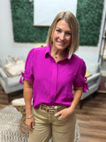 Lainey - Tie Sleeve Top