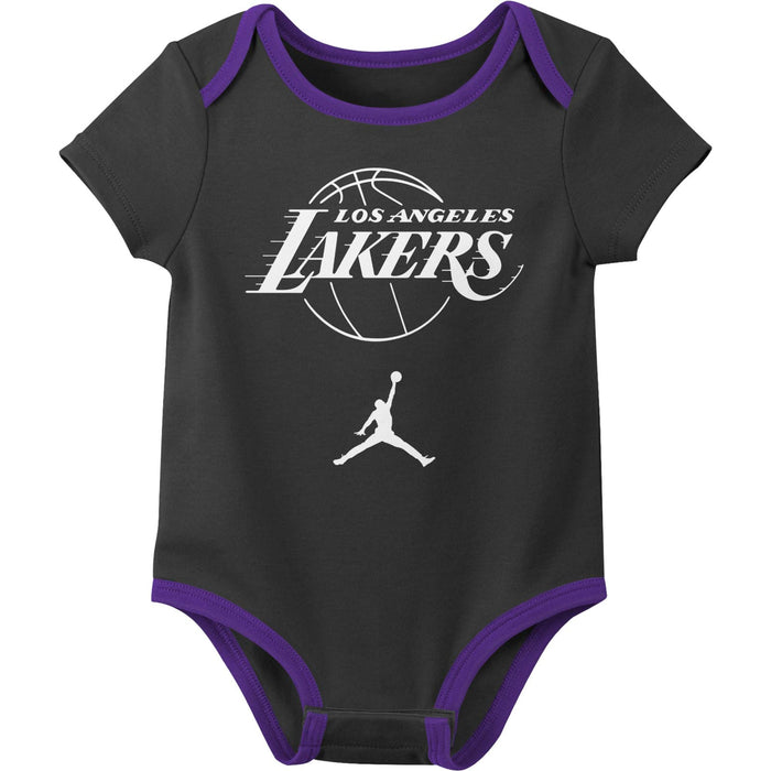 Nike Lakers Infant Kids NBA Bodysuit - 3 Pack