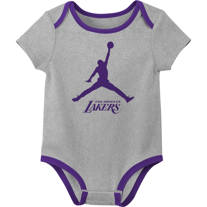 Nike Lakers Infant Kids NBA Bodysuit - 3 Pack