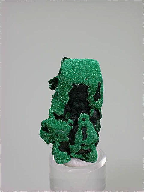 Malachite on and after Azurite, New Cornelia Mine, Ajo, Arizona Miniature 2 x 2.5 x 4.3 cm $250. Online 12/1