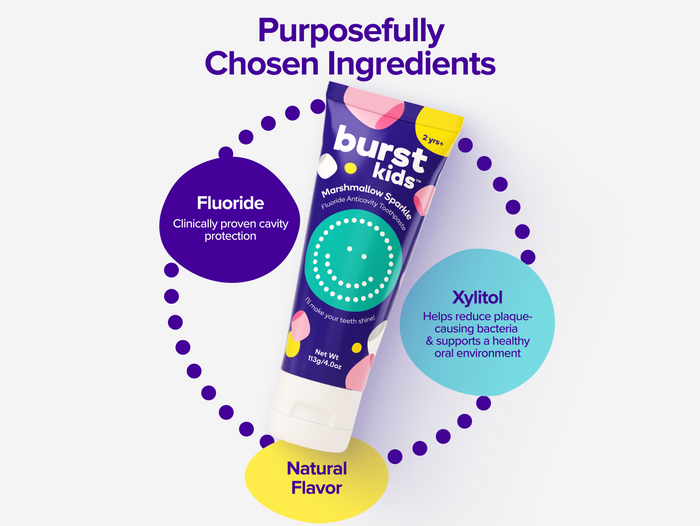 Marshmallow Sparkle Kids Toothpaste