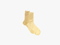 Metallic Laminated Socks - Gold