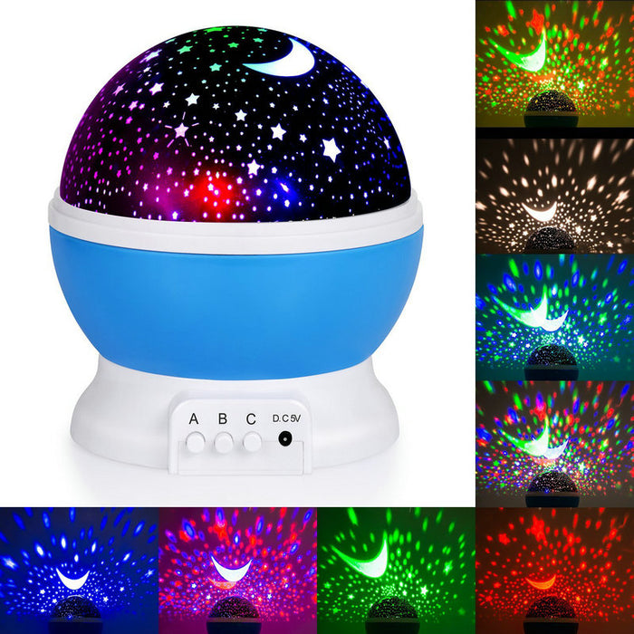 Moon & Stars Rotating Projector