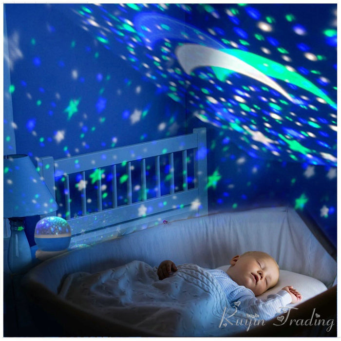 Moon & Stars Rotating Projector