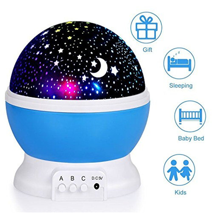 Moon & Stars Rotating Projector