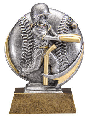 Motion Xtreme Icon Female T-Ball 5 inch Resin Sculpture