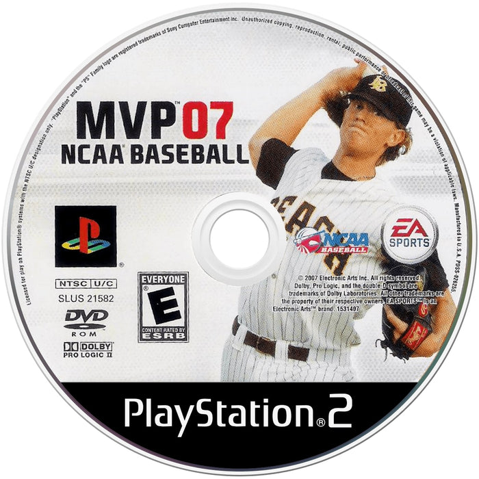 MVP NCAA Baseball 2007 PS2 - Video Game - Used - CaveGamers - Image 3