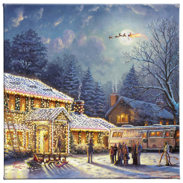 National Lampoon's Christmas Vacation - 14" x 14" - Gallery Wrapped Canvas - Art Of Entertainment