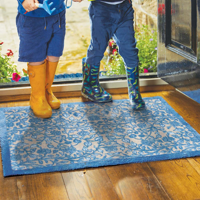 Nature 33 Blue Washable Doormat