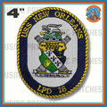 Officially Licensed US Navy USS New Orleans LPD 18 Patches