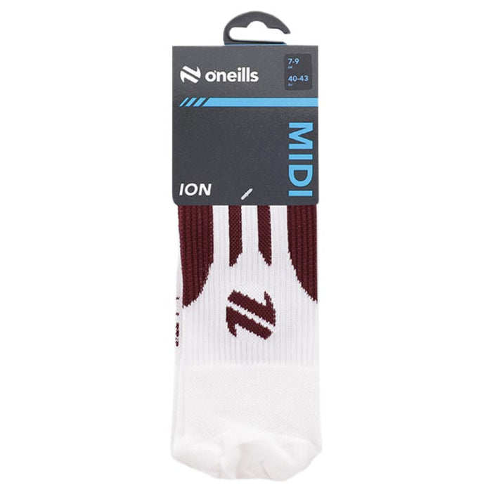 O'Neills Midi Maroon/White