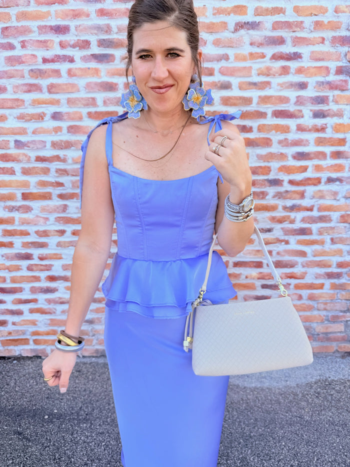 Pauline Peplum Dress