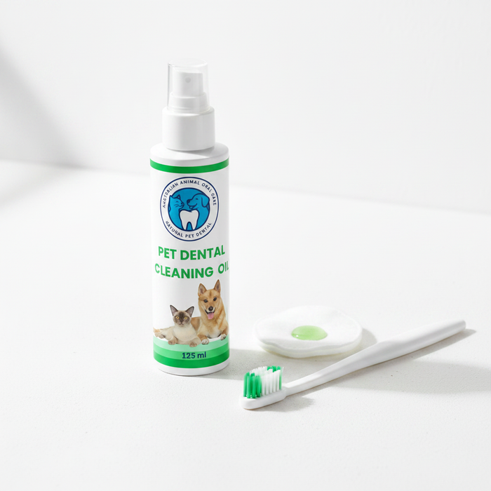 Pet Dental Oil and Toothbrush