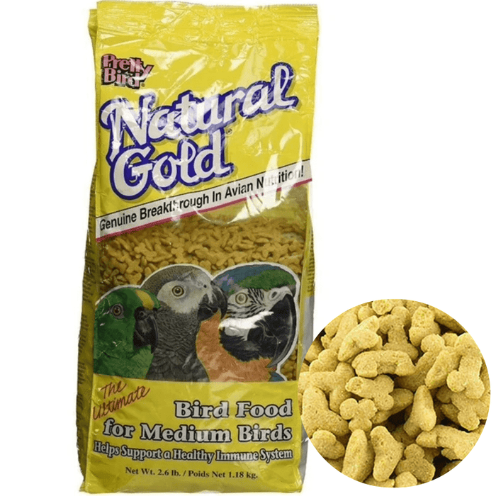 Pretty Bird Natural Gold Medium - New York Bird Supply